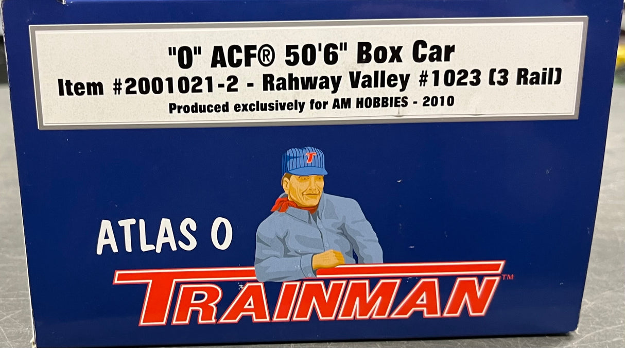 ATLAS TRAINMAN #2001021-2 RAHWAY VALLEY #1023 BOX CAR