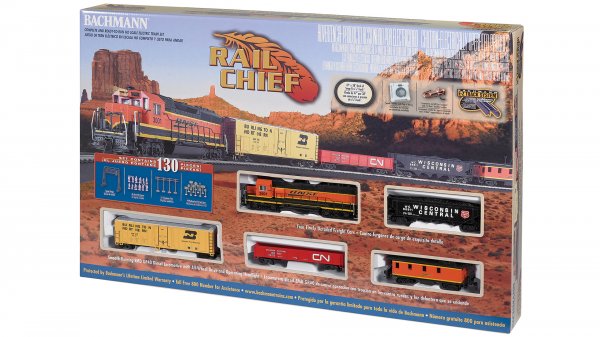 Bachmann HO Rail Chief BNSF Diesel Freight Set BAC00706