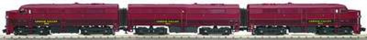 MTH 20-2241-1 Lehigh Valley O Scale Premier FA-2 ABA Diesel Engine Set - With Proto-Sound 2.0