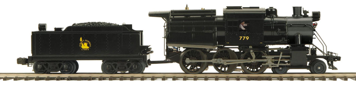 MTH 20-3357-1 Jersey Central O Scale Premier 4-6-0 Camelback Steam Engine w/Proto-Sound 2.0 (Hi-Rail Wheels)