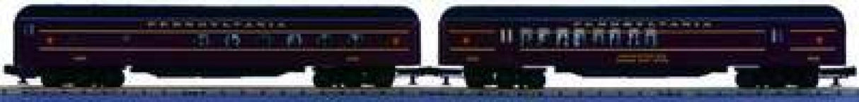 MTH 20-4118 Pennsylvania O Scale Premier 2-Car 70' Madison Comb/Din Passenger Set