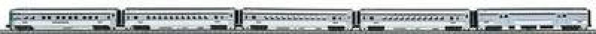 MTH 20-6530 Pennsylvania O Scale Premier 5-Car 70' Streamlined Passenger Set (Ribbed Sided)