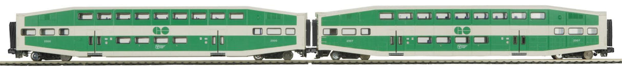MTH 20-66050 GO Transit O Scale Premier 2-Car Bombardier Passenger Set
