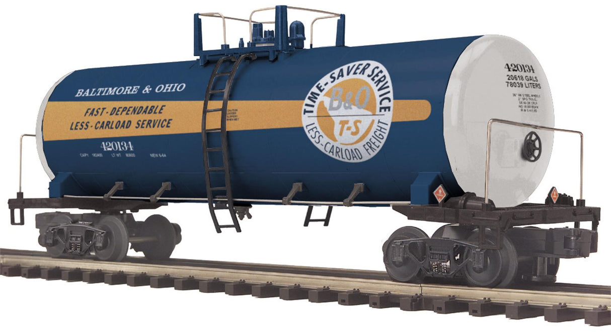 MTH 20-96085 Baltimore & Ohio O Scale Premier Tank Car