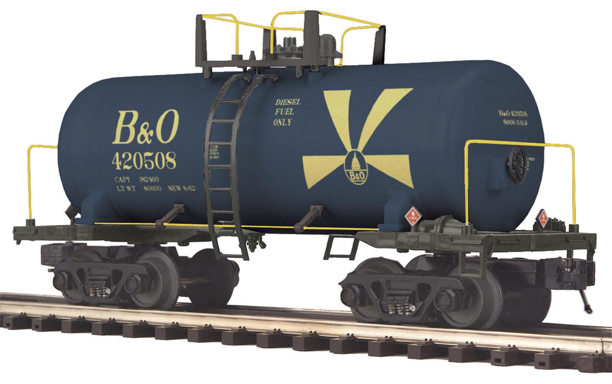 MTH 20-96155 Baltimore & Ohio O Scale Premier 8000 Gallon Tank Car