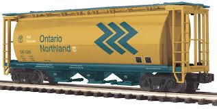 MTH Premier 20-97549: Ontario Northern 3-Bay Cylindrical Hopper