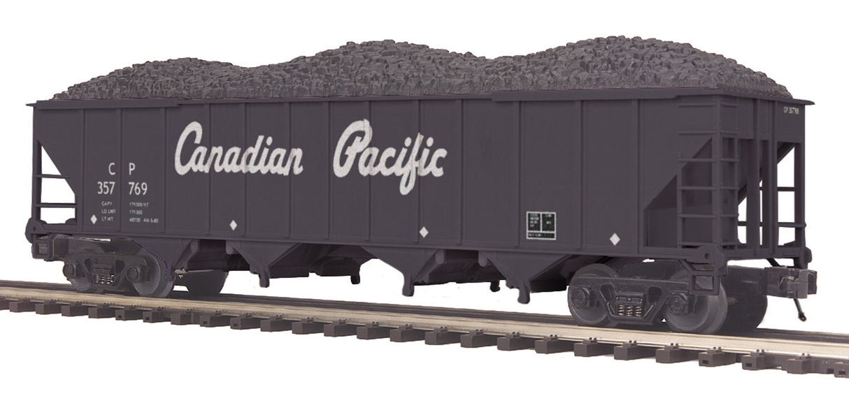 MTH Premier 20-97587: Canadian Pacific 4-Bay Hopper Car