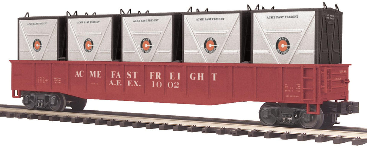 MTH 20-98055 ACME O Scale Premier Gondola Car w/LCL Containers