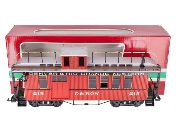 LGB 4075 G Scale Denver & Rio Grande Western Deluxe Drovers Caboose