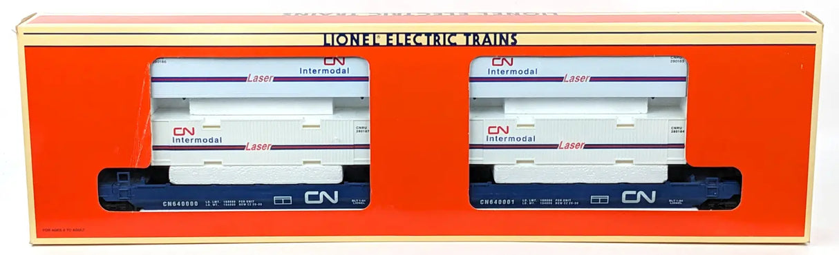 LIONEL LNL6-16912 CANADIAN NATIONAL MAXI-STACK-FLATCAR