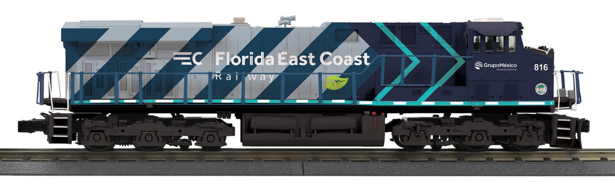 MTH RailKing 30-21240-1: Florida East Coast O Gauge RailKing ES44AC Imperial Diesel Engine With Proto-Sound 3.0