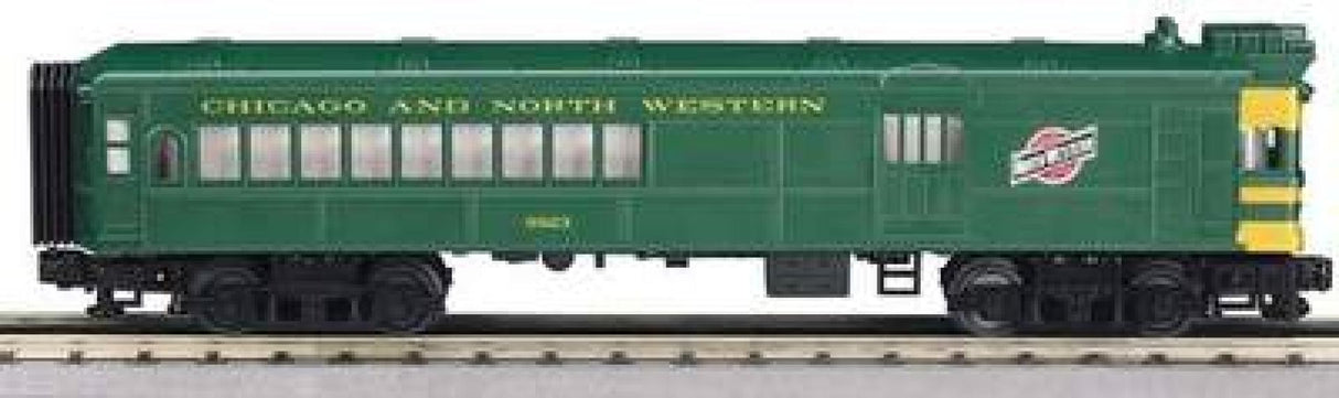 MTH 30-2159-1/-3 Chicago & North Western Doodlebug Power and Non-Power Set