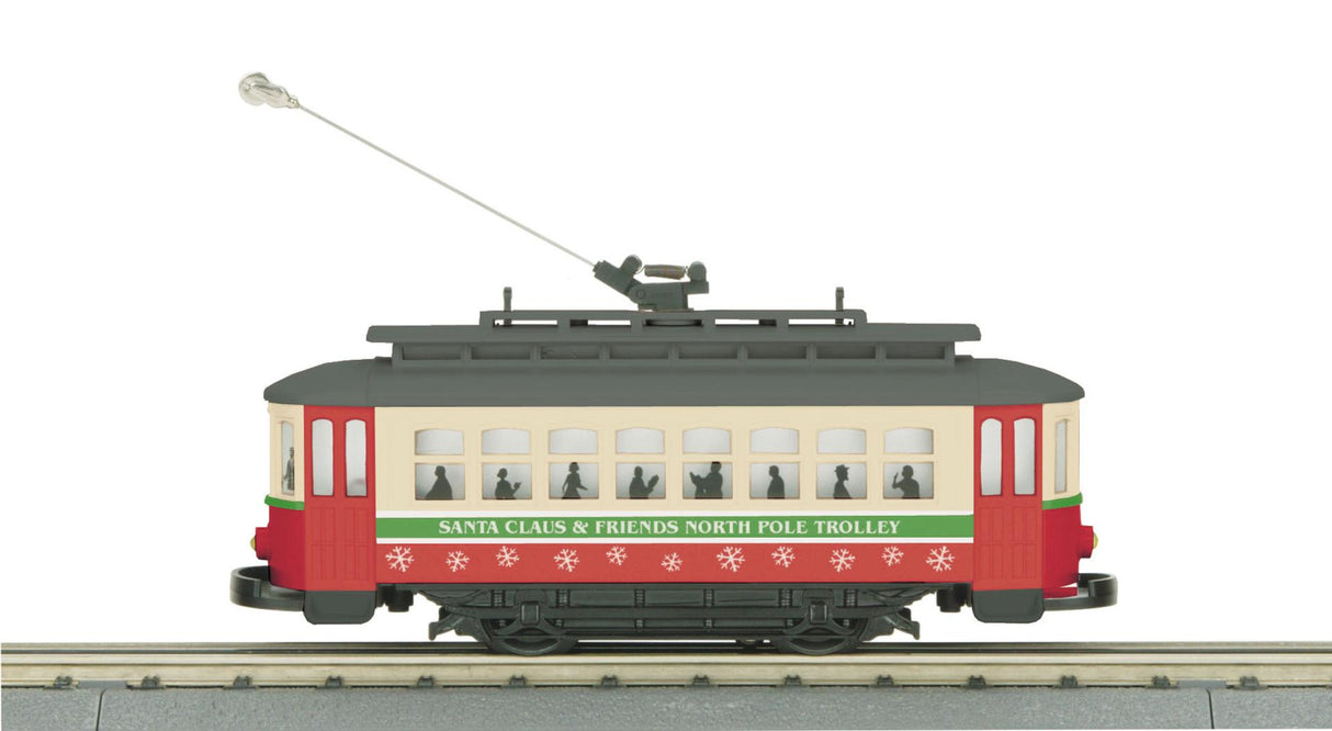 MTH 30-2578 Christmas Bump-n-Go Trolley