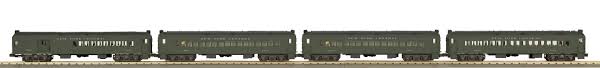MTH RailKing 30-2846-1: New York Central 4 Car MU Passenger Set w/ PS2.0
