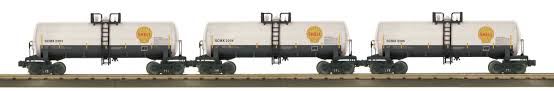 MTH RailKing 30-7055: Shell Modern Tank Car (3-Car Set)
