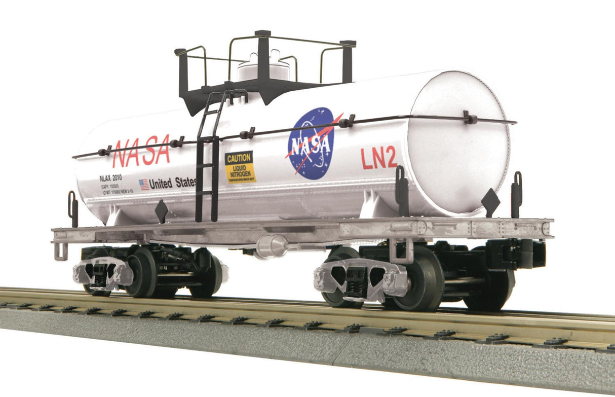 MTH 30-73320 NASA LN2 O Gauge RailKing Smoking Tank Car