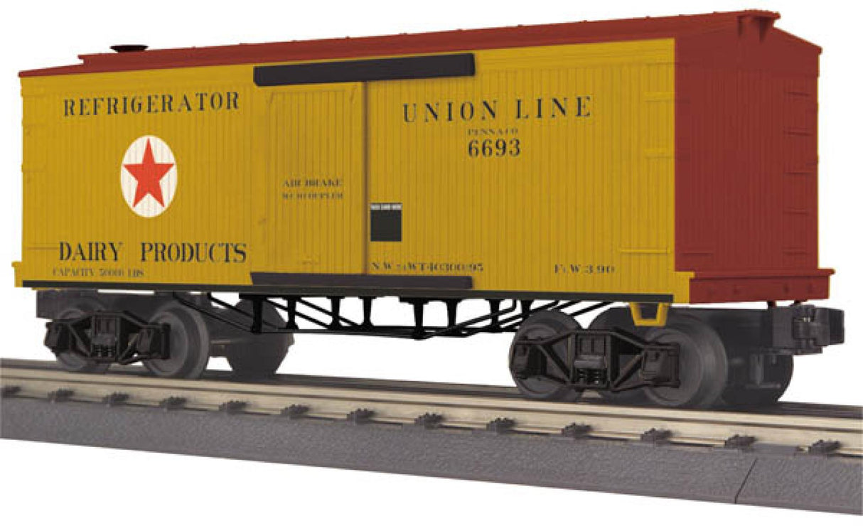 MTH 30-74697Pennsylvania Union Line O Gauge RailKing 34' Box Car (19th Century)