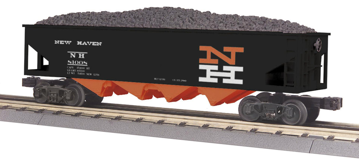 MTH 20-75279 New Haven O Gauge RailKing 4-Bay Hopper Car