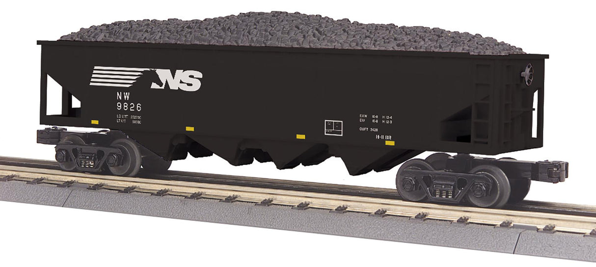 MTH 30-75637 Norfolk Southern O Gauge RailKing 4-Bay Hopper Car