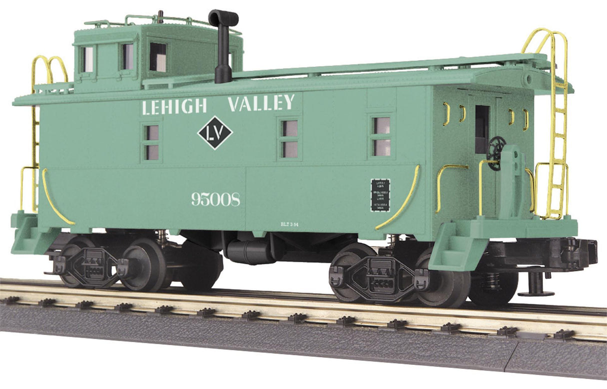 MTH 30-77051 Lehigh Valley O Gauge RailKing Offset Steel Caboose