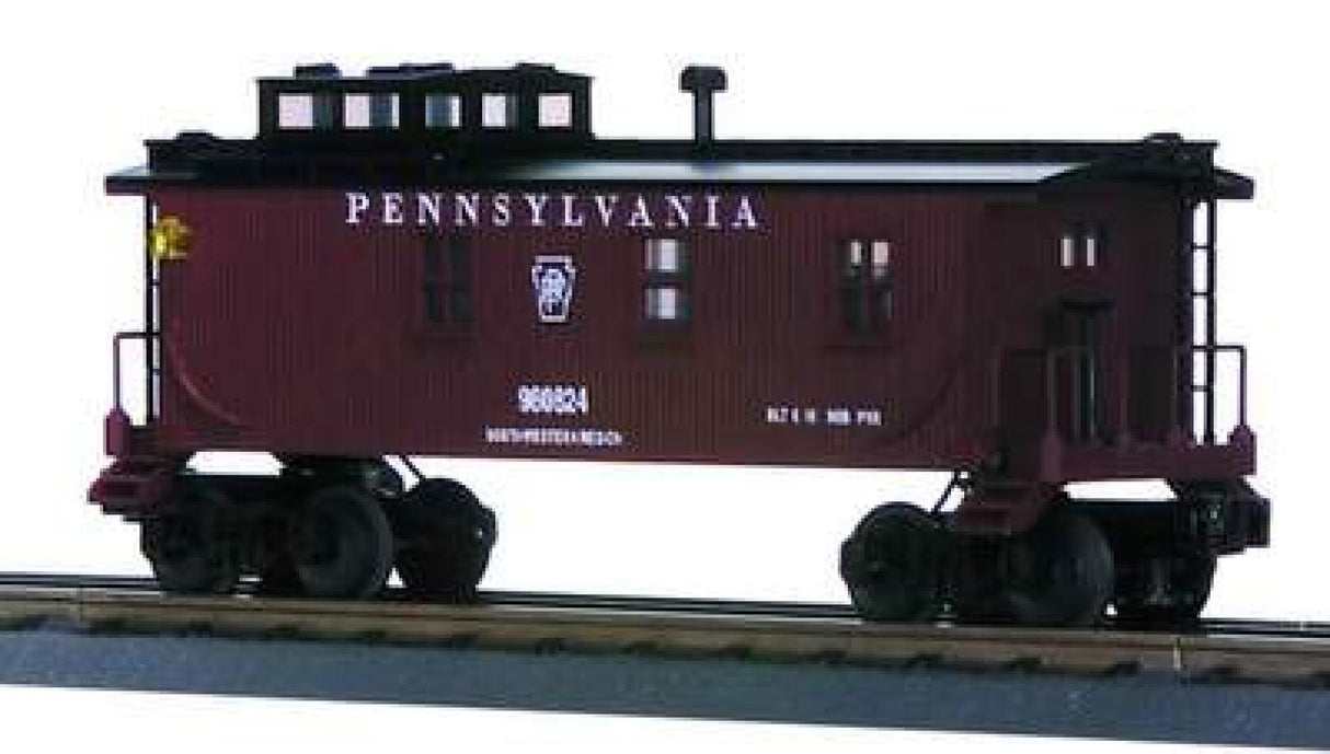 MTH 30-7715 Pennsylvania O Gauge RailKing Woodsided Caboose