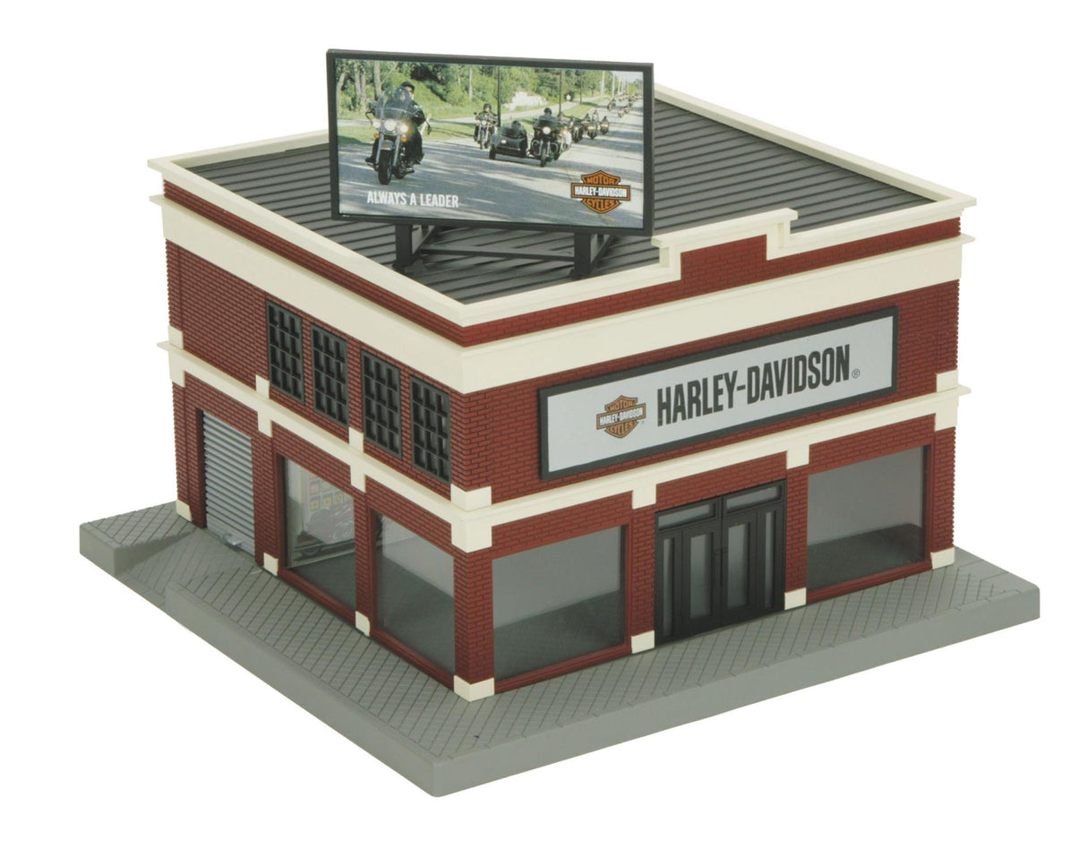 MTH 30-90111 RAILKING HARLEY-DAVIDSON MOTORCYCLE DEALERSHIP