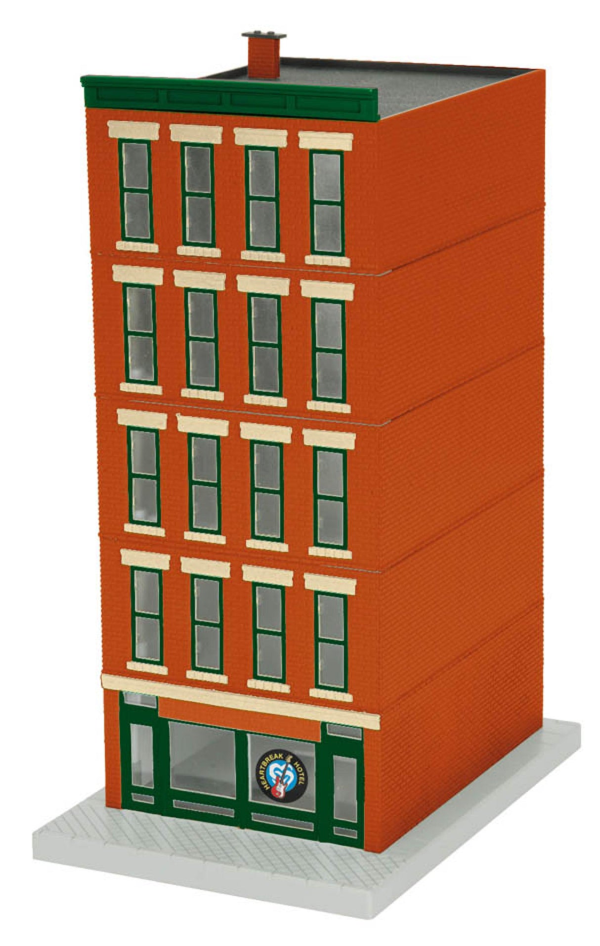 MTH 30-90380 Heartbreak Hotel 5-Story Hotel w/Blinking Sign