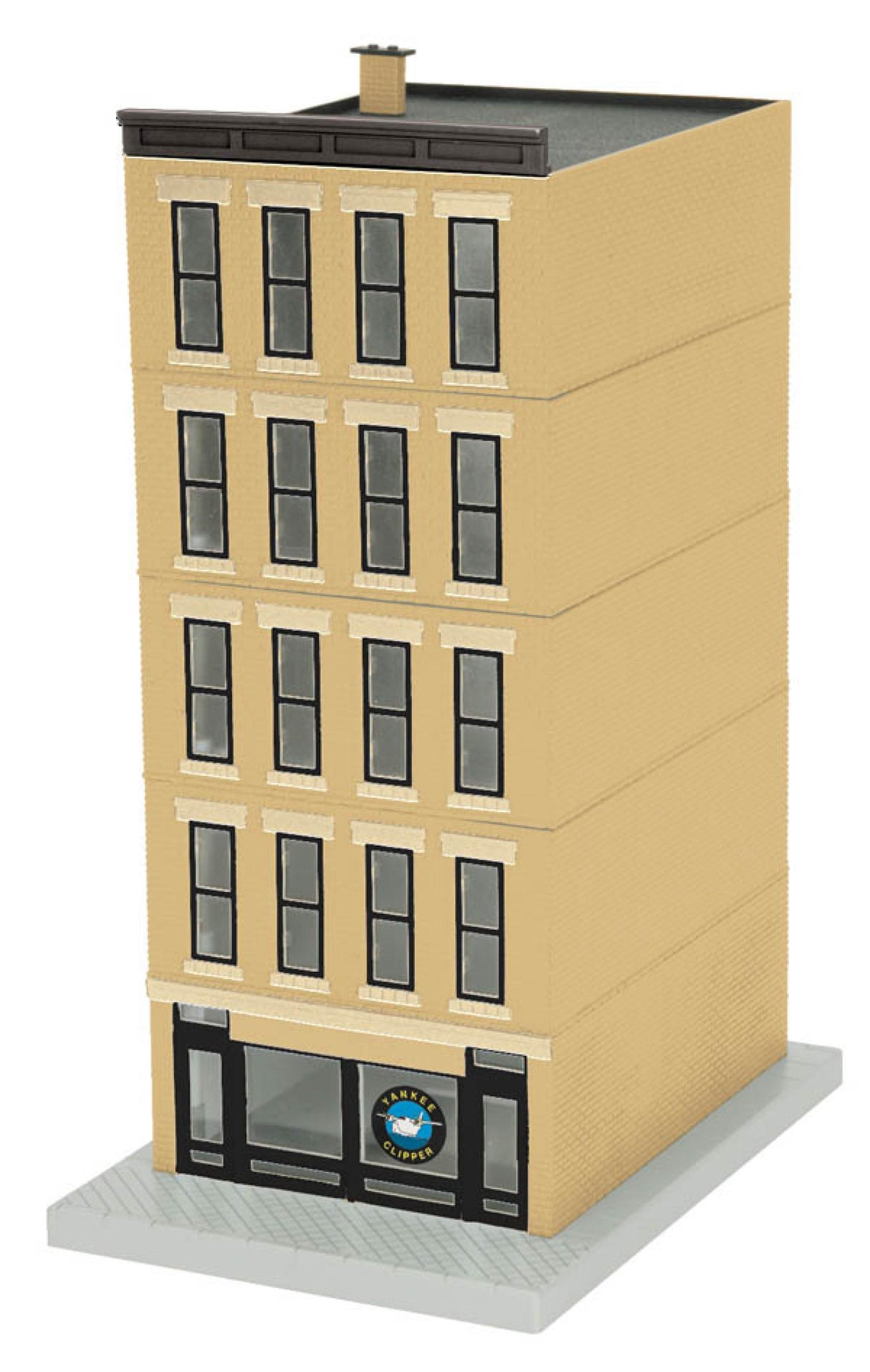 MTH 30-90381 Yankee Clipper Hotel 5-Story Hotel w/Blinking Sign