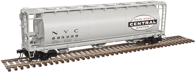 Atlas #6308 New York Central ACF 3-Bay Cylindrical Hopper (3-Rail)