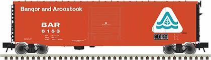 Atlas 3005709-1: Bangor & Aroostook Single Door Box Car