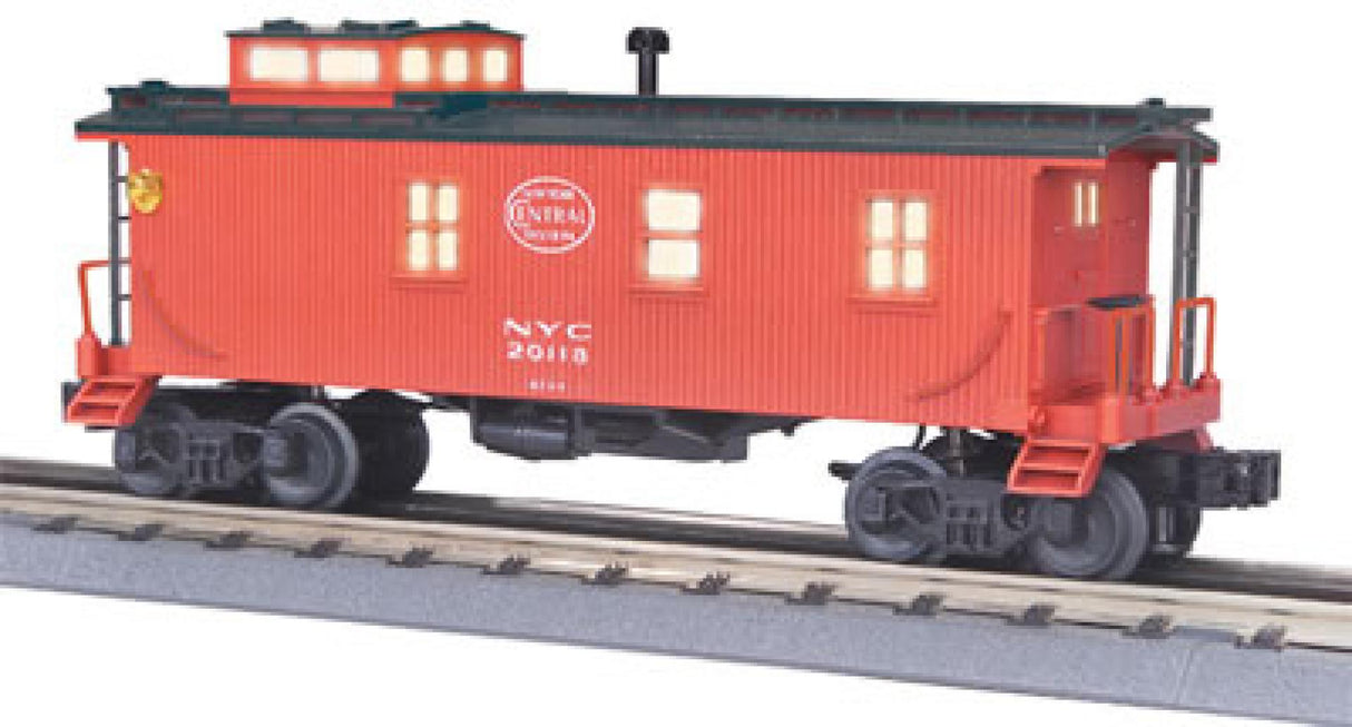 MTH 33-7802 New York Central O Gauge Rugged Rails Woodsided Caboose