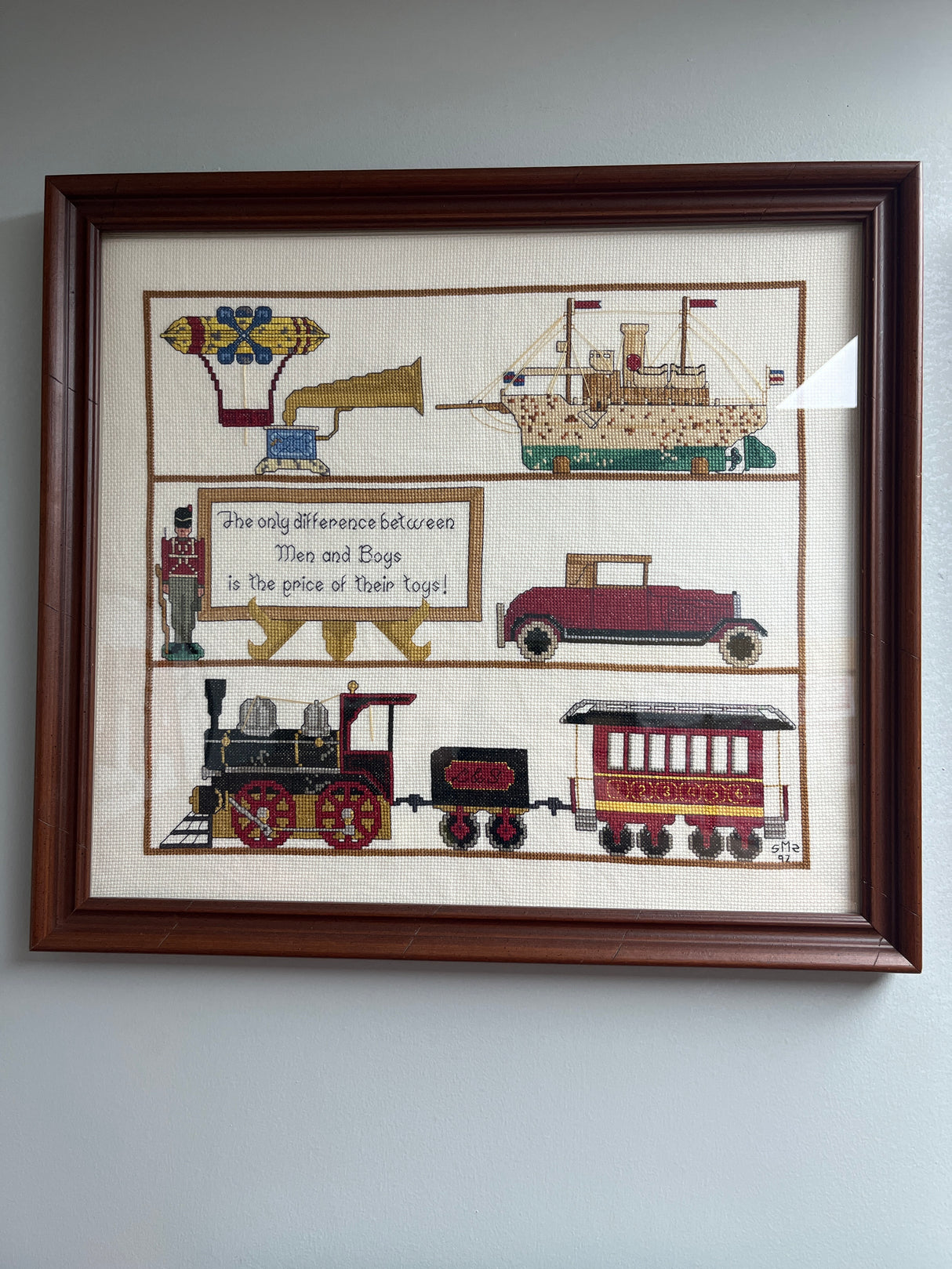HAND MADE TRAIN TAPESTRY 2