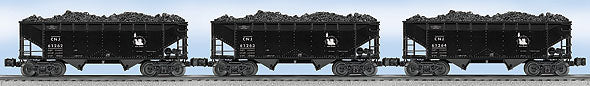 Lionel 6-11883 Jersey Central Offset Hopper 3-Pack