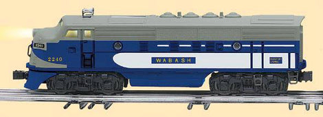 Lionel 6-14584 WABASH TMCC NON-POWERED F3 DIESEL A-UNIT #2240 O SCALE