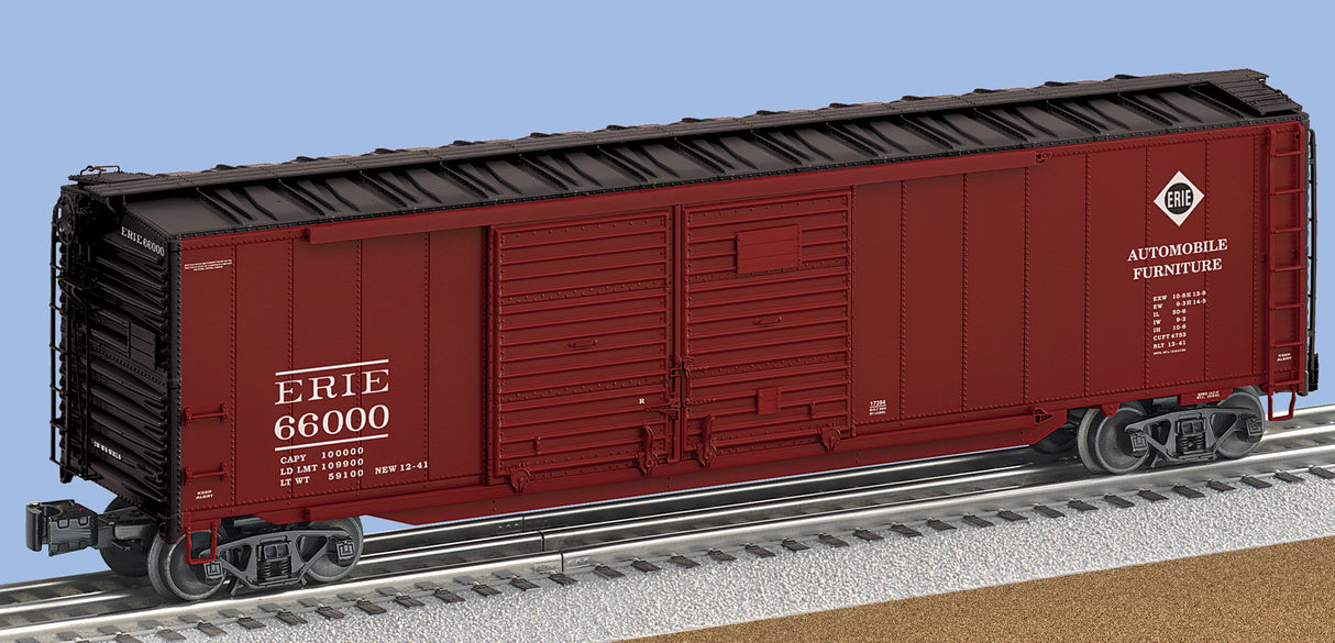 Lionel 6-17284 Erie A.A.R. Standard Double-Door Boxcar #66000