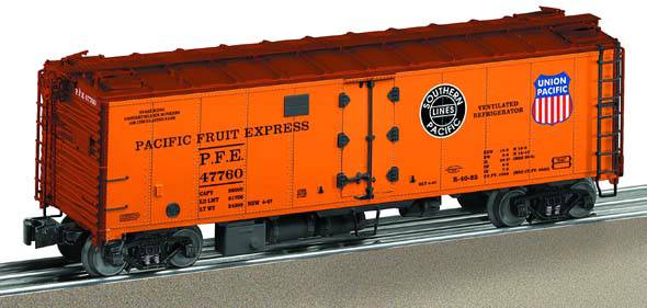 Lionel 6-17336 Pacific Fruit Express Steel-sided Refrigerator Car #47760