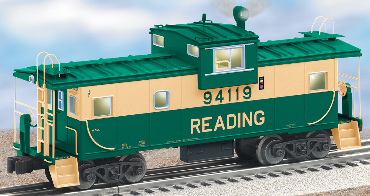 Lionel 6-17674 Reading Extended Vision Caboose