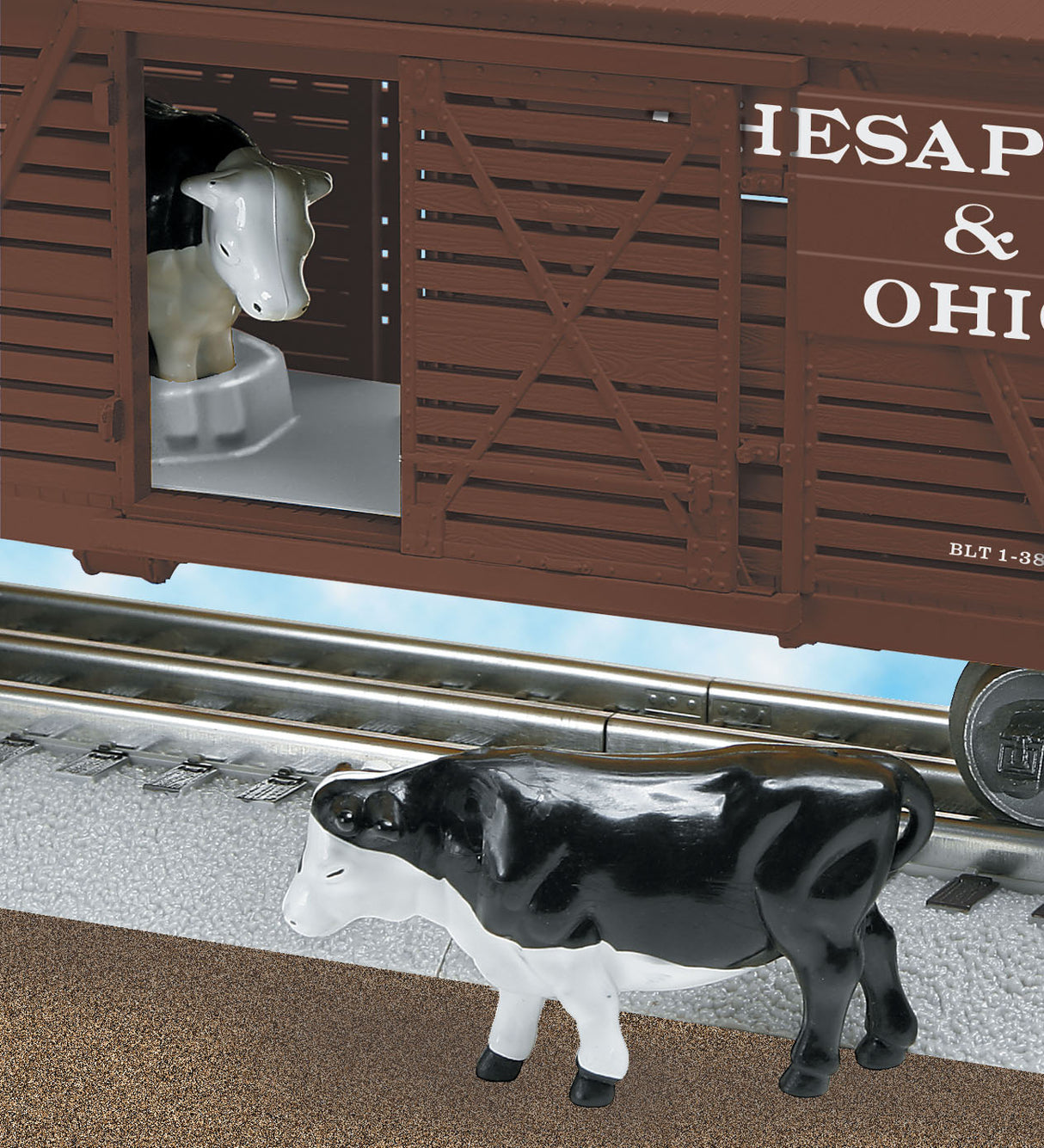 Lionel 6-17711 Chesapeake & Ohio ACF 40-Ton Stock Car #95237