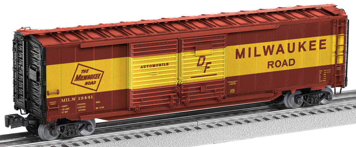 Lionel 6-17757 Milwaukee Road Scale 50' Double Door Boxcar with End Doors #13441