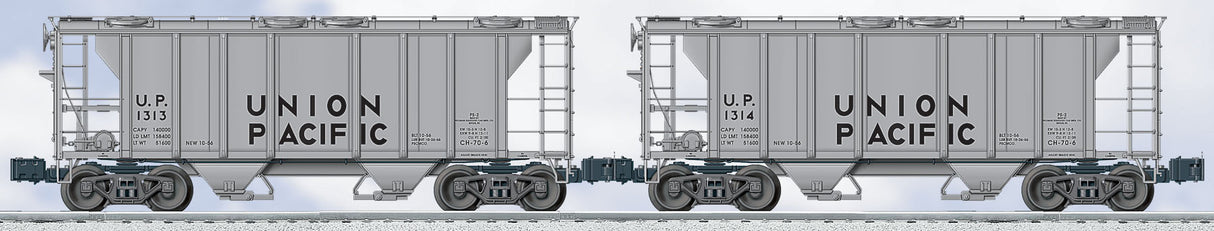 Lionel 6-21904 Union Pacific PS-2 2-Bay Covered Hopper 2-Pack