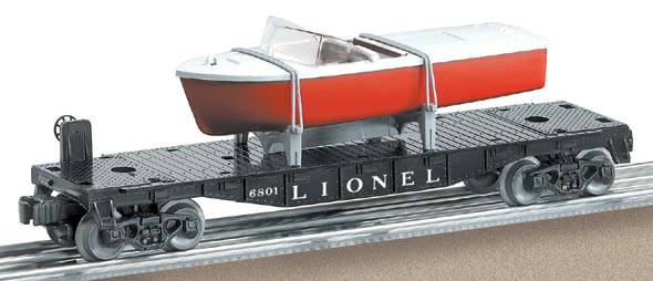 Lionel 6-26078 6801 Lionel Lines Flatcar with Boat