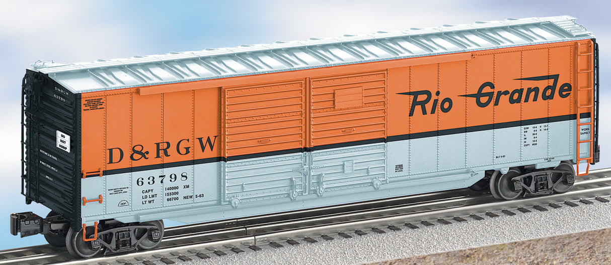 Lionel 6-27205 Denver & Rio Grande Western A.A.R. Standard Double-Door Boxcar #63798