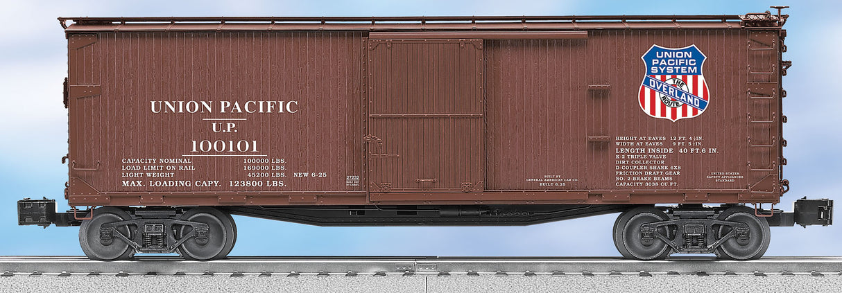 Lionel 6-17703 Union Pacific U.S.R.A. Double-Sheathed Boxcar