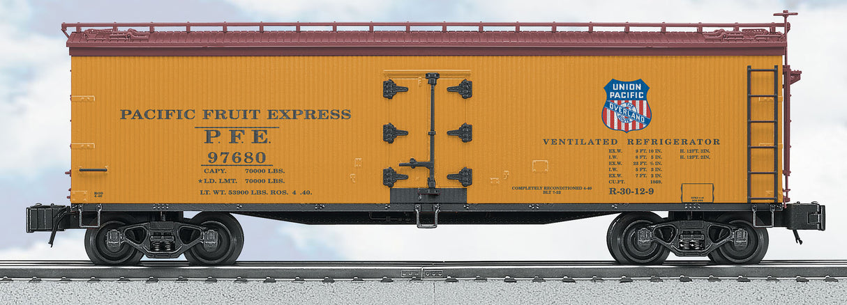 Lionel 6-27361 Pacific Fruit Express 40' Wood-Sided Refrigerator Car #97680