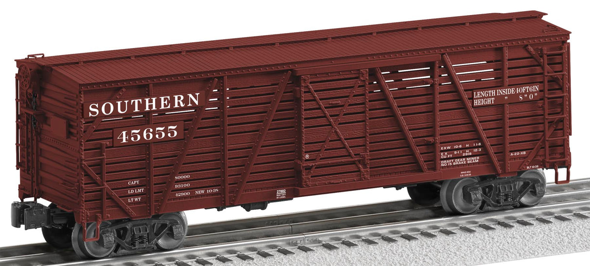 Lionel 6-27882 Southern ACF 40-Ton Stock Car #45655