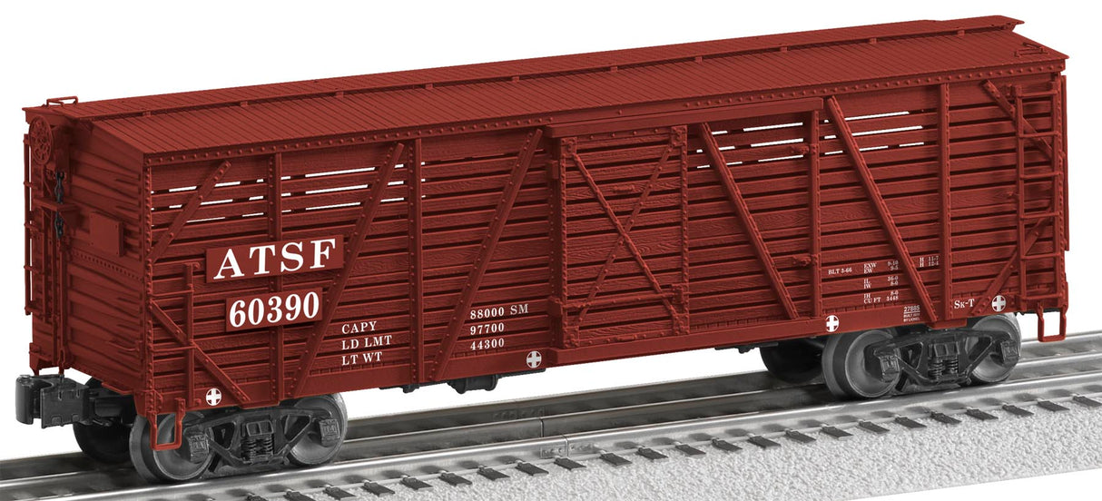 Lionel 6-27885 ATSF ACF 40-Ton Stock Car #60390