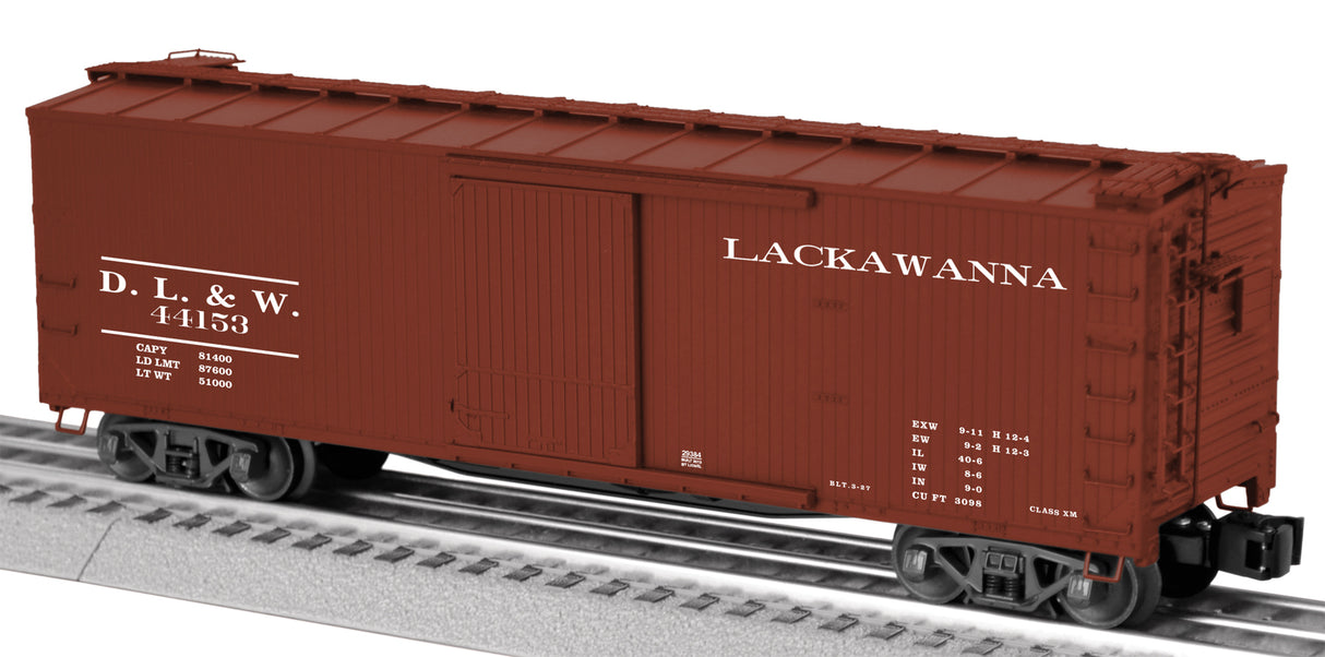 Lionel 6-29384 Lackawanna Double-Sheathed Boxcar #44153