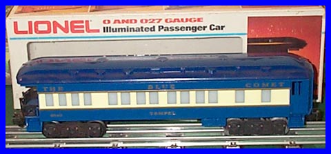 Lionel 6-9540 Blue Comet Observation Car