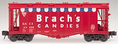 Atlas #6360 Brach's Candies GATX Airslide Covered Hopper (3-Rail)