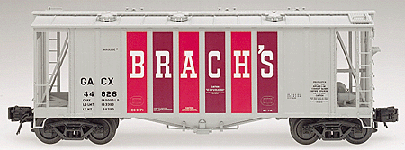 Atlas #6360 Brach's GATX Airslide Covered Hopper (3-Rail)